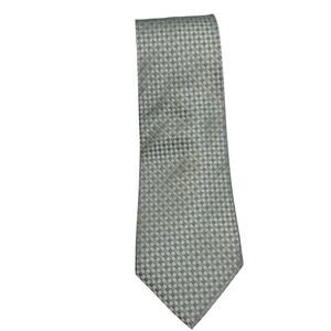 Charvet Place Vendome men's blue and cream silk made in France tie